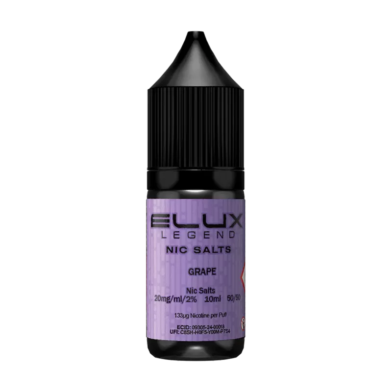Grape Nic Salt by Elux 10ml - 10mg - Vape Product