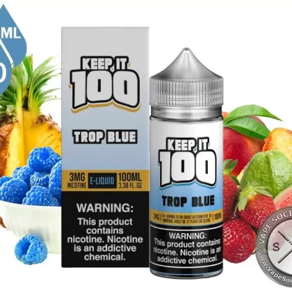 Trop Blue by Keep It 100 Vape Juice 100ml