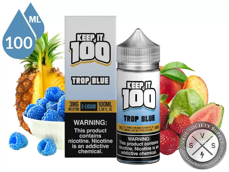 Trop Blue by Keep It 100 Vape Juice 100ml