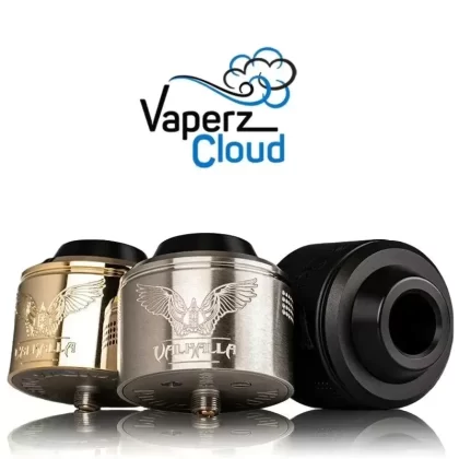 Vaperz Cloud Valhalla V2 RDA - colour#Matte Black>Ultem LE>Iced Out>24K Gold>Polished Gunmetal>OD Green>Stainless Steel>Satin Purple