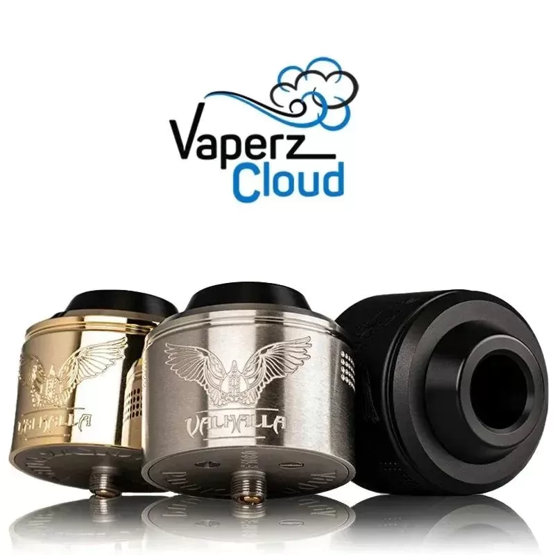 Vaperz Cloud Valhalla V2 RDA - colour#Matte Black>Ultem LE>Iced Out>24K Gold>Polished Gunmetal>OD Green>Stainless Steel>Satin Purple