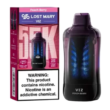 Peach Berry Disposable Vape (55000 Puffs) by Lost Mary VIZ 55K