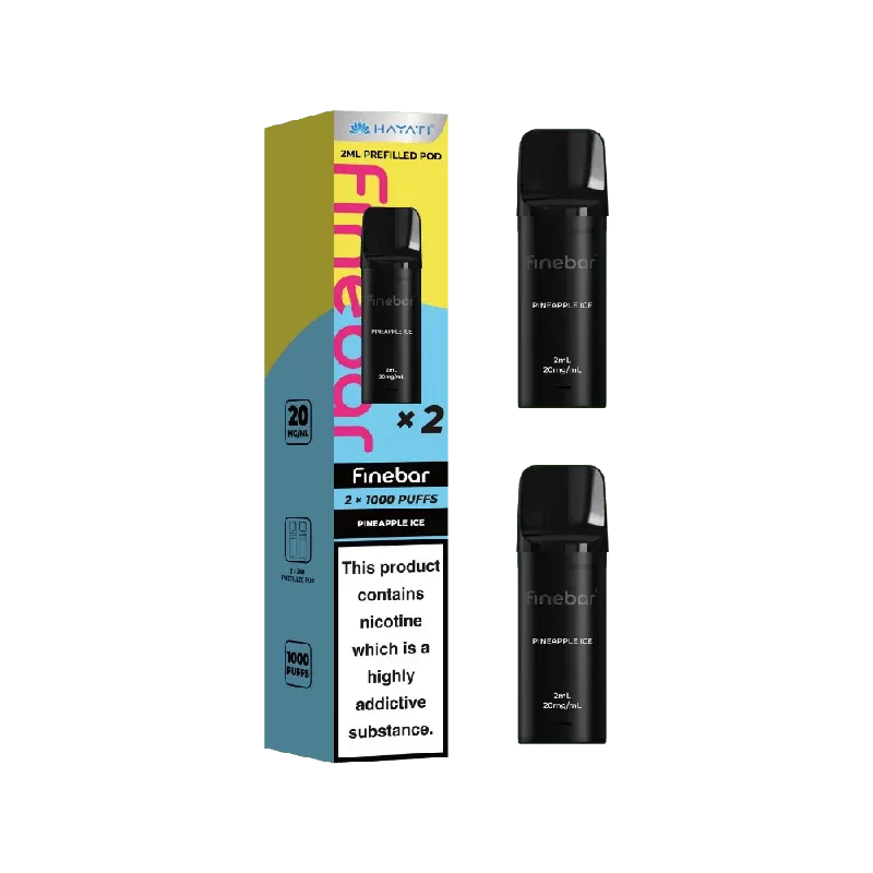 Hayati Finebar Prefilled Pods Pineapple Ice