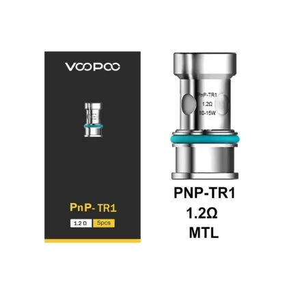 VOOPOO PnP Replacement Coils (5pcs/pack) - Levels: The VOOPOO PnP Coil Head offers a variety of resistance levels to suit d