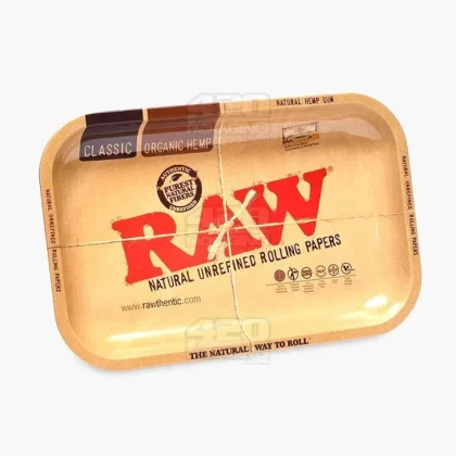 RAW | Classic Rolling Tray | 20in x 15in – XXL – Metal - Vape Store