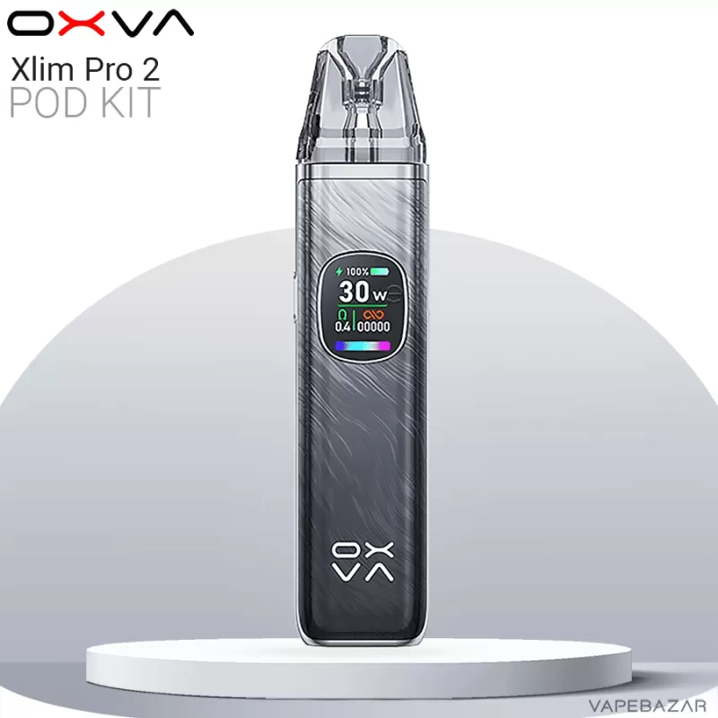OXVA Xlim Pro 2 Pod Kit – Dark Shadow - Pod Kit / OXVA / 1300 mAh / max. 30 Watt / 2ml / USB-C