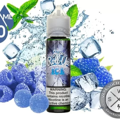 Blue Raspberry Ice by Juice Roll Upz 60ml - Vape Product, Vape Product