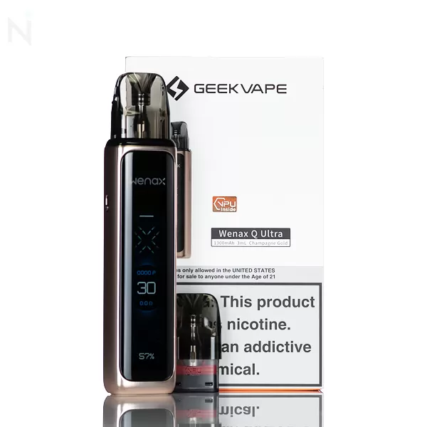 GeekVape WENAX Q Ultra 30W Pod System - Carbon Black - Image 2