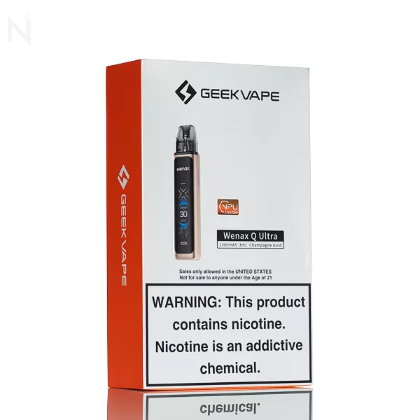 GeekVape WENAX Q Ultra 30W Pod System - Carbon Black - Image 3