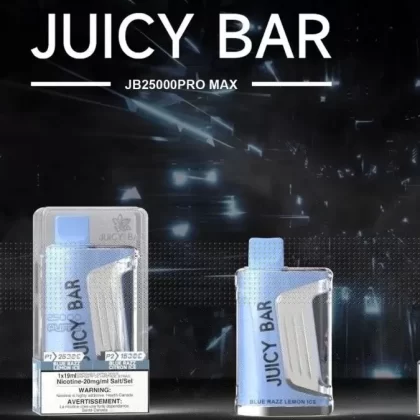 Juicy Bar JB25000 Pro Max Disposable Vape – Blue Razz Lemon Ice – 25K Puffs