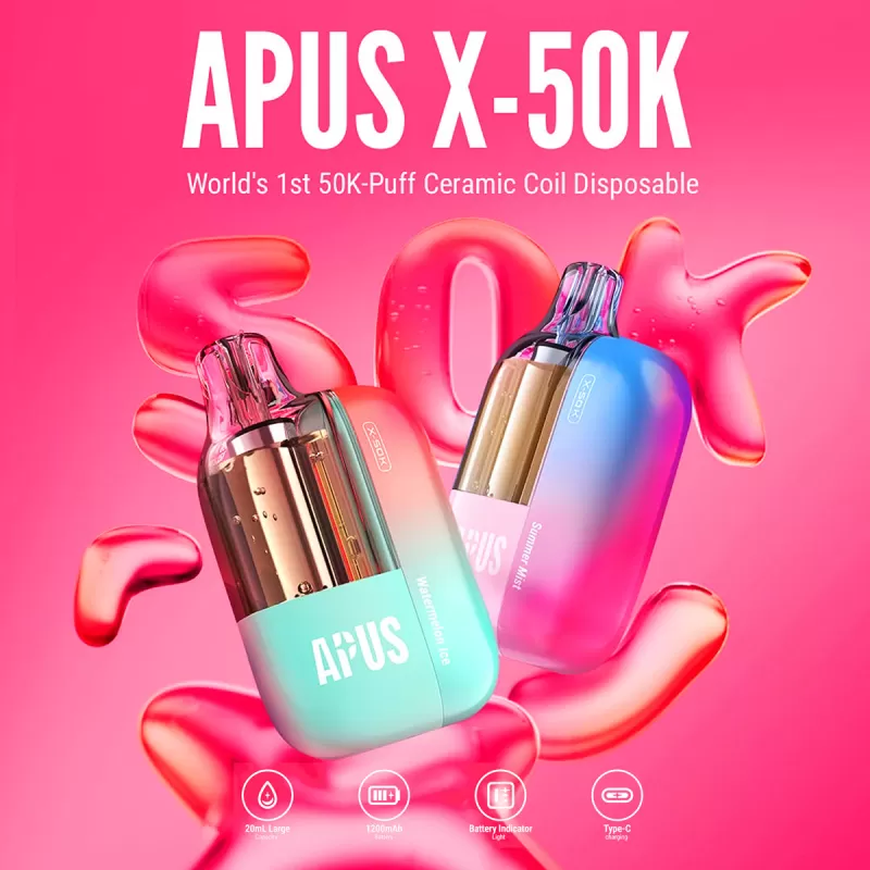 APUS X-50K Disposable Device - 50,000 Puffs - Summer Mist
