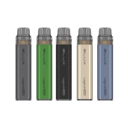 Elux Legend Prime 5000 Refillable Disposable - Color#Silver - 1x Blue Sour Raspberry>Black- 1x Blueberry Raspberry>Black-1x Blueberry cherry cranberry (CDC79A) (CDC79A)