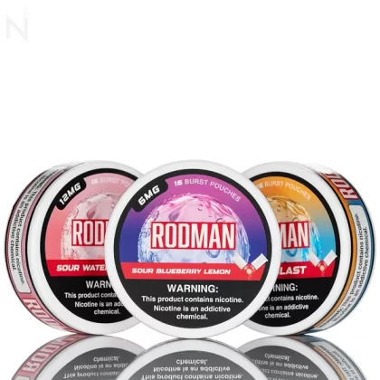 Rodman Sour Burst Nicotine Pouches - 15ct - Sour Citrus 6mg