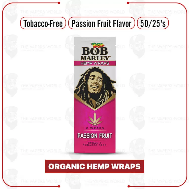 Bob Marley Wraps – Passion Fruit - Thevapersworld