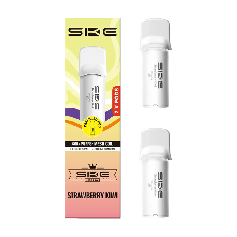 Strawberry Kiwi SKE 600 Pro Pods - 20mg - Vape Product (E725ED)