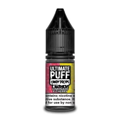 Ultimate Puff Candy Drops Lemonade and Cherry 10ml Vape Juice - 10 Pack - Strength 12mg