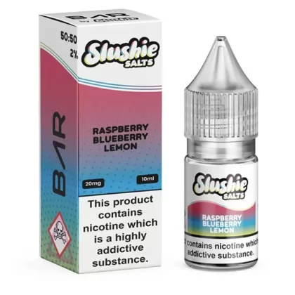 Raspberry Blueberry Lemon Slushie Bar Nic Salts E-Liquid - 20mg