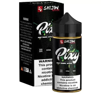 Shijin Pixy Sour Green Apple Vape e-Liquid 100mL - Beyondvape