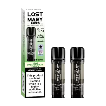 Kiwi Passion Fruit Guava Lost Mary Tappo Pods - 20mg - Vape Product (03B2C2)