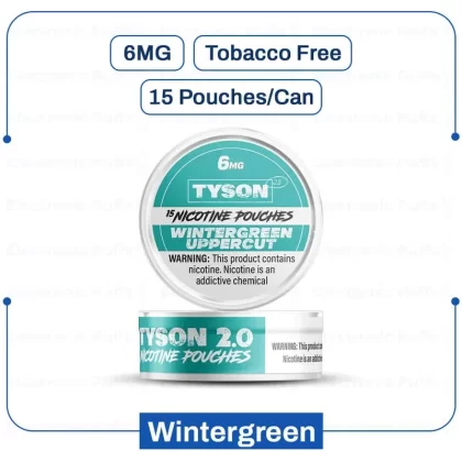 Buy Tyson 2 Wintergreen Nicotine Pouch 6mg| Electronicpuffs - Ejuicewarehouse