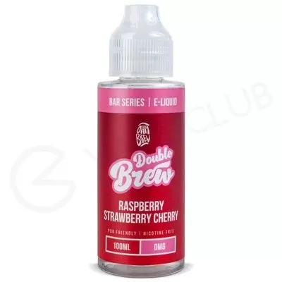 Strawberry Raspberry Cherry Shortfill E-Liquid by Double Brew Bar Series 100ml