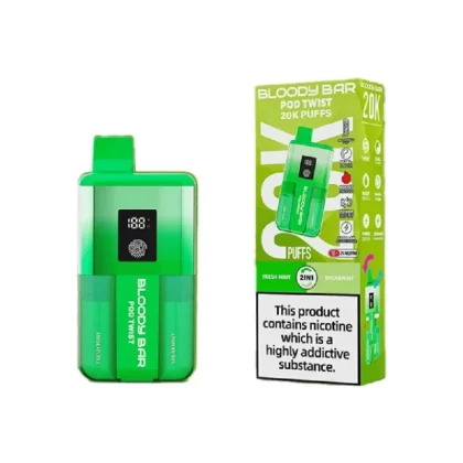Bloody Bar 20K Prefilled Pod Kit Fresh Mint / Spearmint - Nicotine Strength#20mg (0BD5AE)