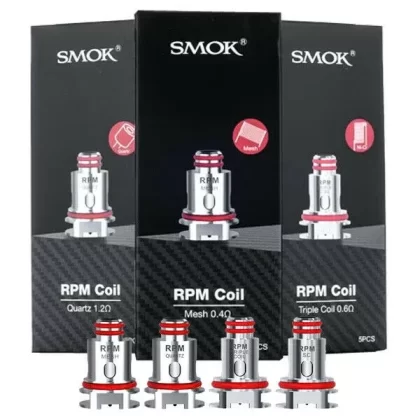 SMOK RPM-40 Replacement Coils & Pods | Mesh | Triple | SC | Quartz | RBA