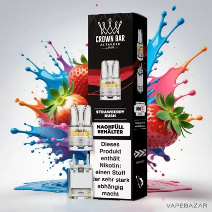 Al Fakher 3K Mini – Strawberry Rush - Erdbeere