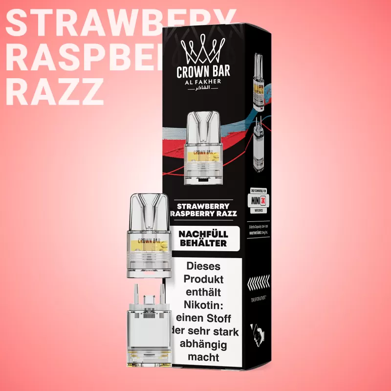 Al Fakher 3K Mini – Strawberry Rush - Erdbeere - Image 2