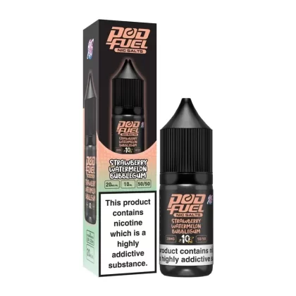 Strawberry Watermelon Bubblegum 10ml Nic Salts By Pod Fuel (Out Of Date)