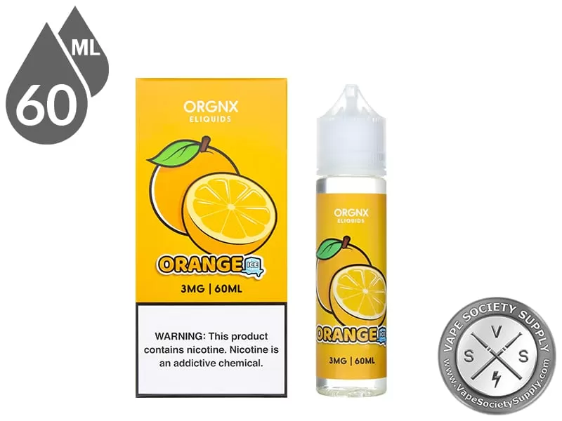 Orange Ice By ORGNX E-Liquids 60ml - Image 2