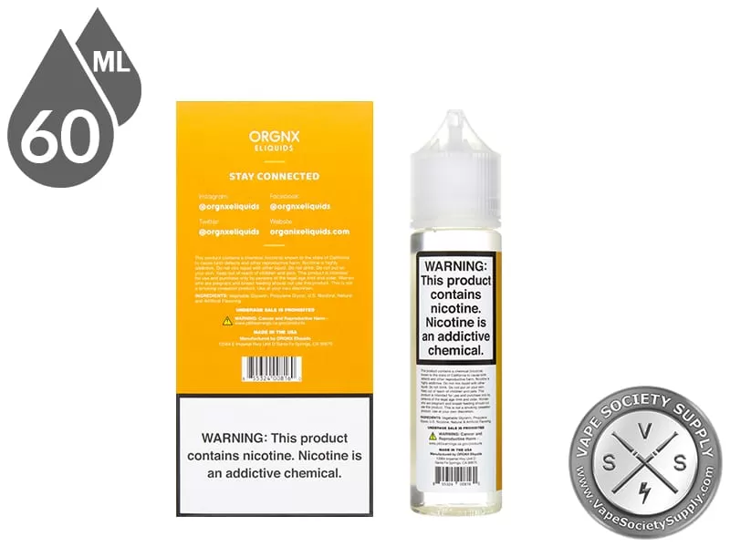 Orange Ice By ORGNX E-Liquids 60ml - Image 3