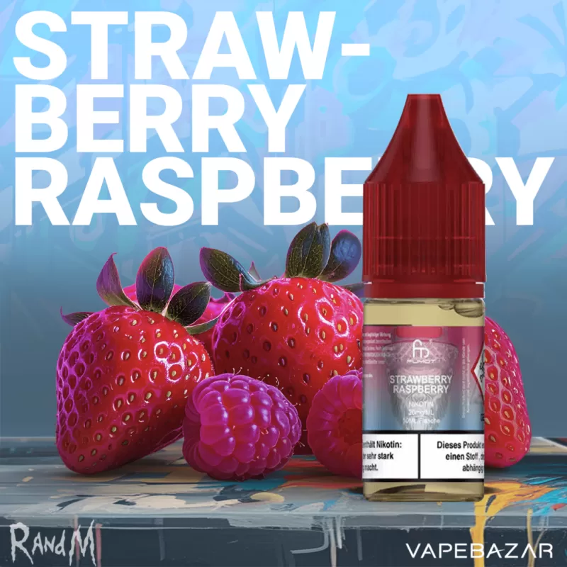 RandM Tornado Liquid – Strawberry Raspberry - demineralisiertes Wasser, Propylenglykol; 20mg/ml, Nikotinfrei