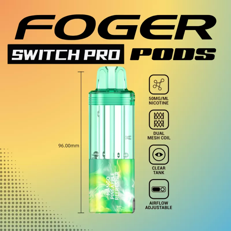 Mango Pineapple Refresher – Foger Switch Pro Pod 30K Puffs