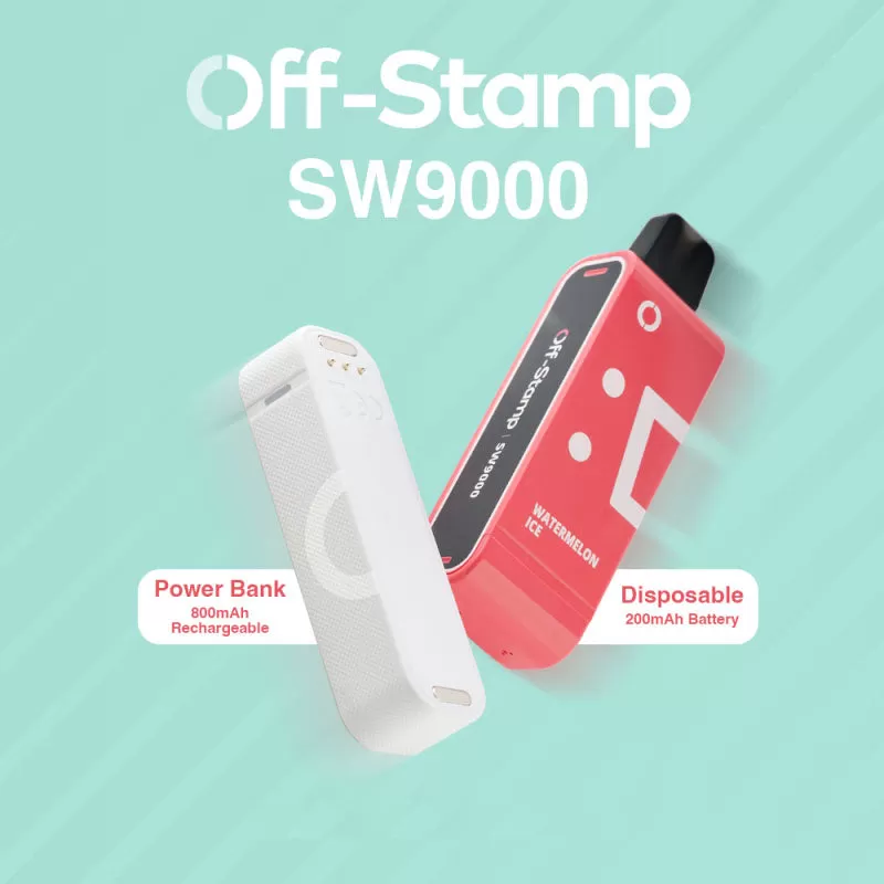 Off-Stamp SW9000 Rechargeable Disposable KIT - 9000 Puffs - Miami Mint
