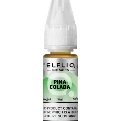 Elf Bar Elfliq Pina Colada Nic Salt Vape Juice - Strength