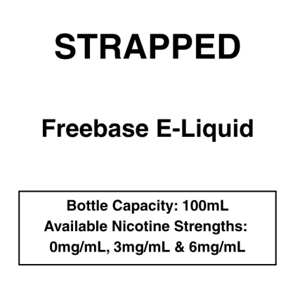 Strapped Reloaded – Freebase E-Liquid – 100mL