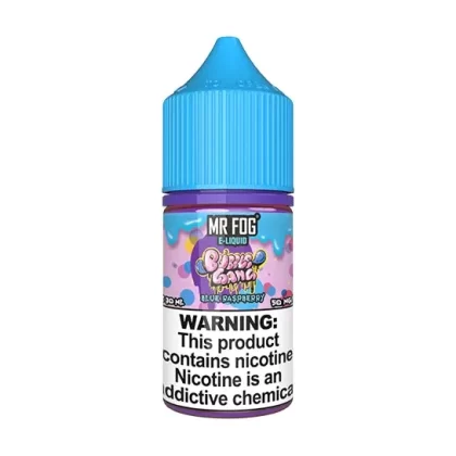 Mr Fog Salt Juice | Blue Raspberry (Bubble Gang)