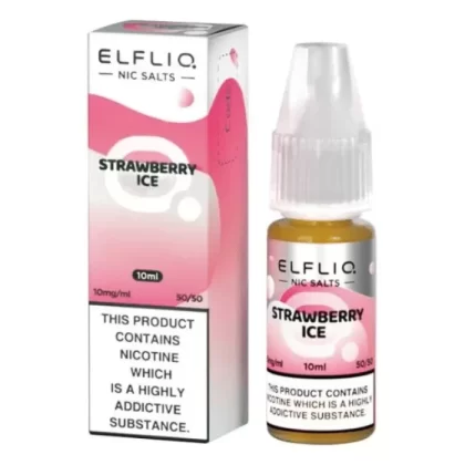 Strawberry Ice ELFLIQ Nic Salts e Liquid 10ml – TPD - Vapestorm Co