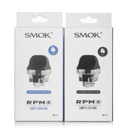 SMOK RPM 4 Pods - 3 Pack; LP2 5mL, RPM 5mL (8A05A1)