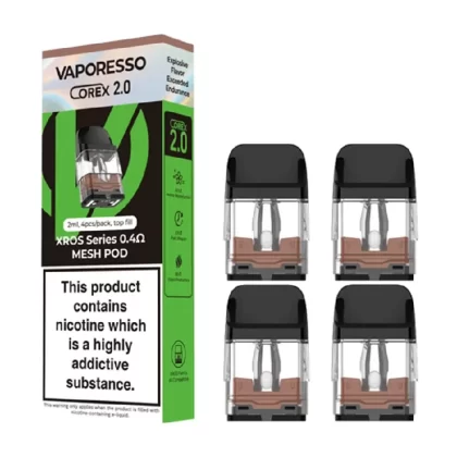 Vaporesso XROS Pods - Resistance#1.2Ω>1.0Ω>0.8Ω>0.6Ω>0.4Ω