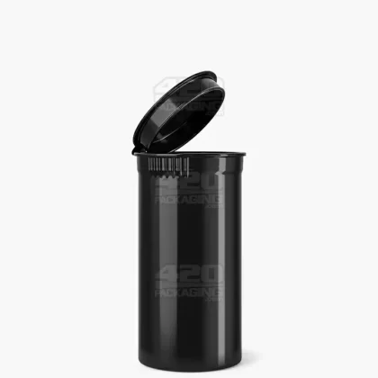 Child Resistant | Opaque Black Pop Top Bottles | 13dr – 2g – 315 Count