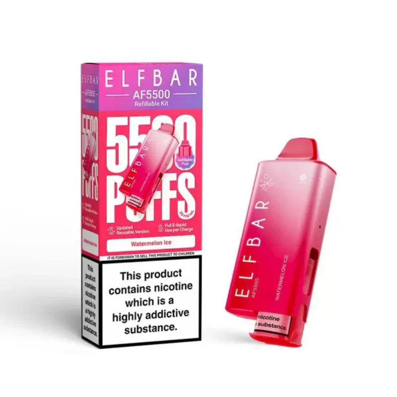 Elf Bar AF5500 Prefilled Kit Watermelon Ice - Strength#20mg