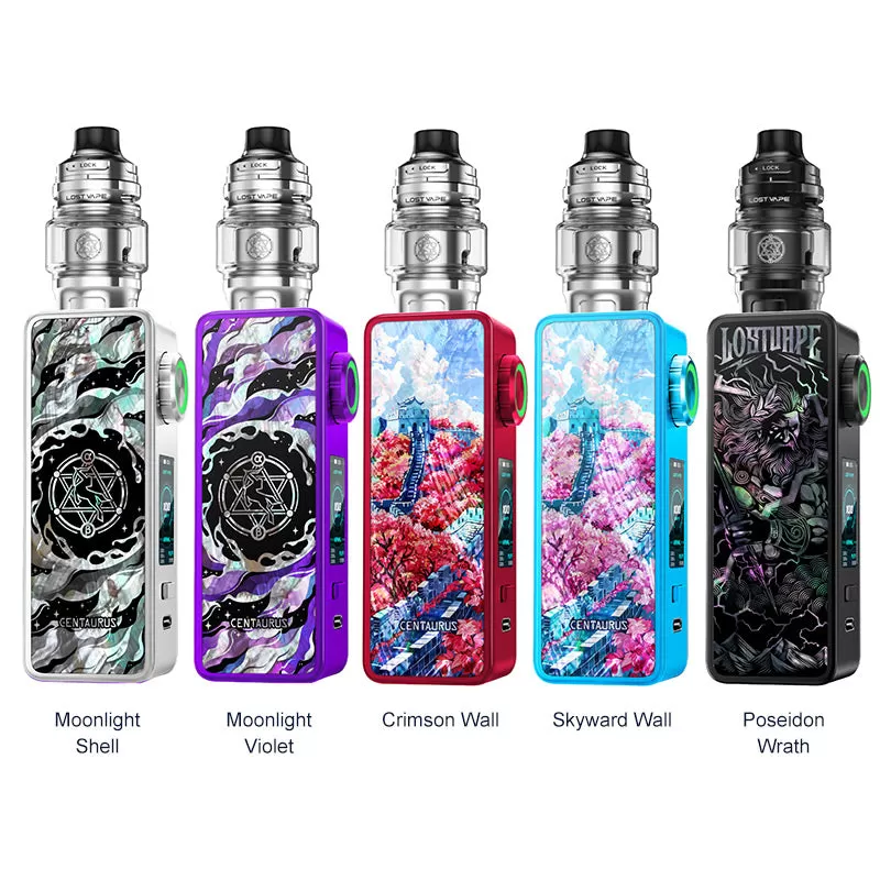 Lost Vape Centaurus M100 Kit with Centaurus Sub Ohm V2 Tank 5ml - Crimson Wall - Image 2
