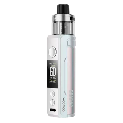 VooPoo Drag S2 Pod Vape Kit - Color#Colorful Silver>Glow Pink>Gray Metal>Modern Red>Pearl White>Sky Blue>Spray Black