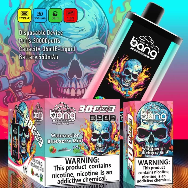 Bang 30K Pro Dual-Flavor Disposable Vape - Vapeq10