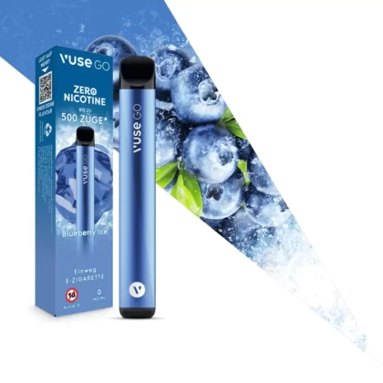 Vuse GO – Blueberry Ice | Zero Nicotine - Benzoesäure, Ethanol; Nikotinfrei