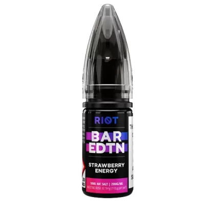 Strawberry Energy BAR EDTN Riot Squad Nic Salt E-Liquid - 5mg