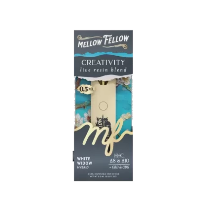 Mellow Fellow Creativity Blend 0.5ml Live Resin Vape – White Widow