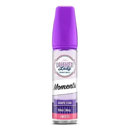 GRAPE STAR E LIQUID BY DINNER LADY – MOMENTS 50ML 70VG